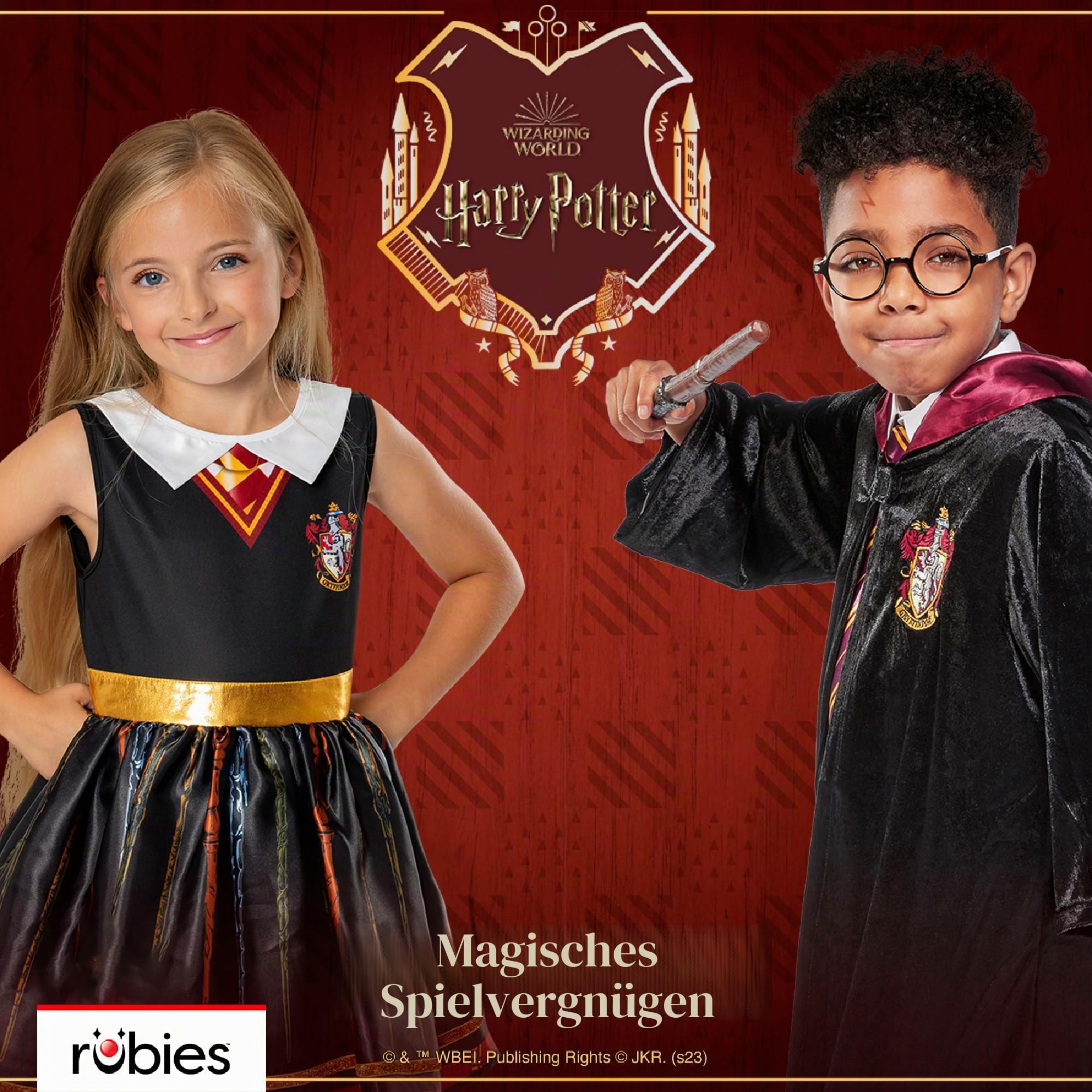 rubie-s-deluxe-harry-potter-hedwig-pl-schtier-kost-m-zubeh-r-eule image 4