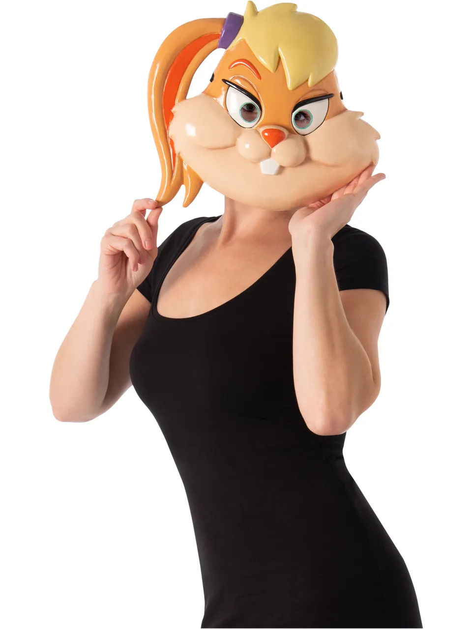 rubies-lola-bunny-maske-kinder-halbmaske-ab-6 image 1