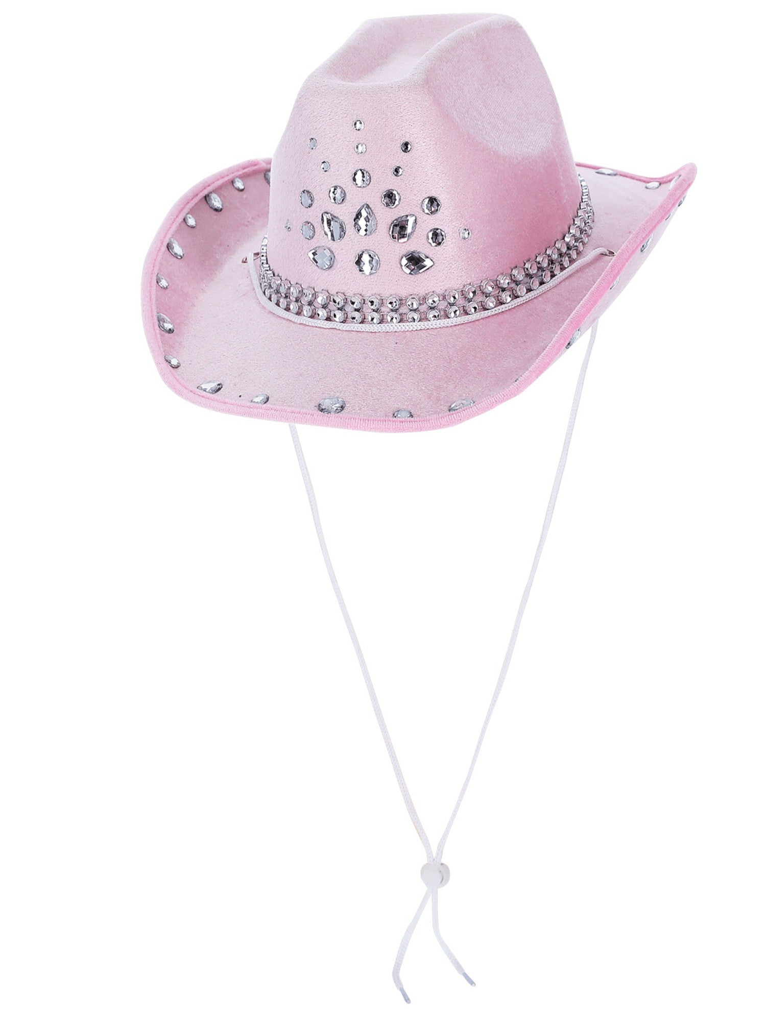 smiffys-fever-cowboyhut-rosa-strass-damen-festival image 2