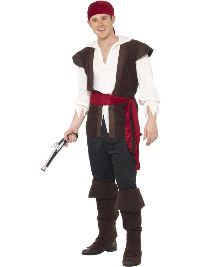 smiffys-fever-pirate-deck-mate-herrenkost-m-m-38-40-pirat image 1