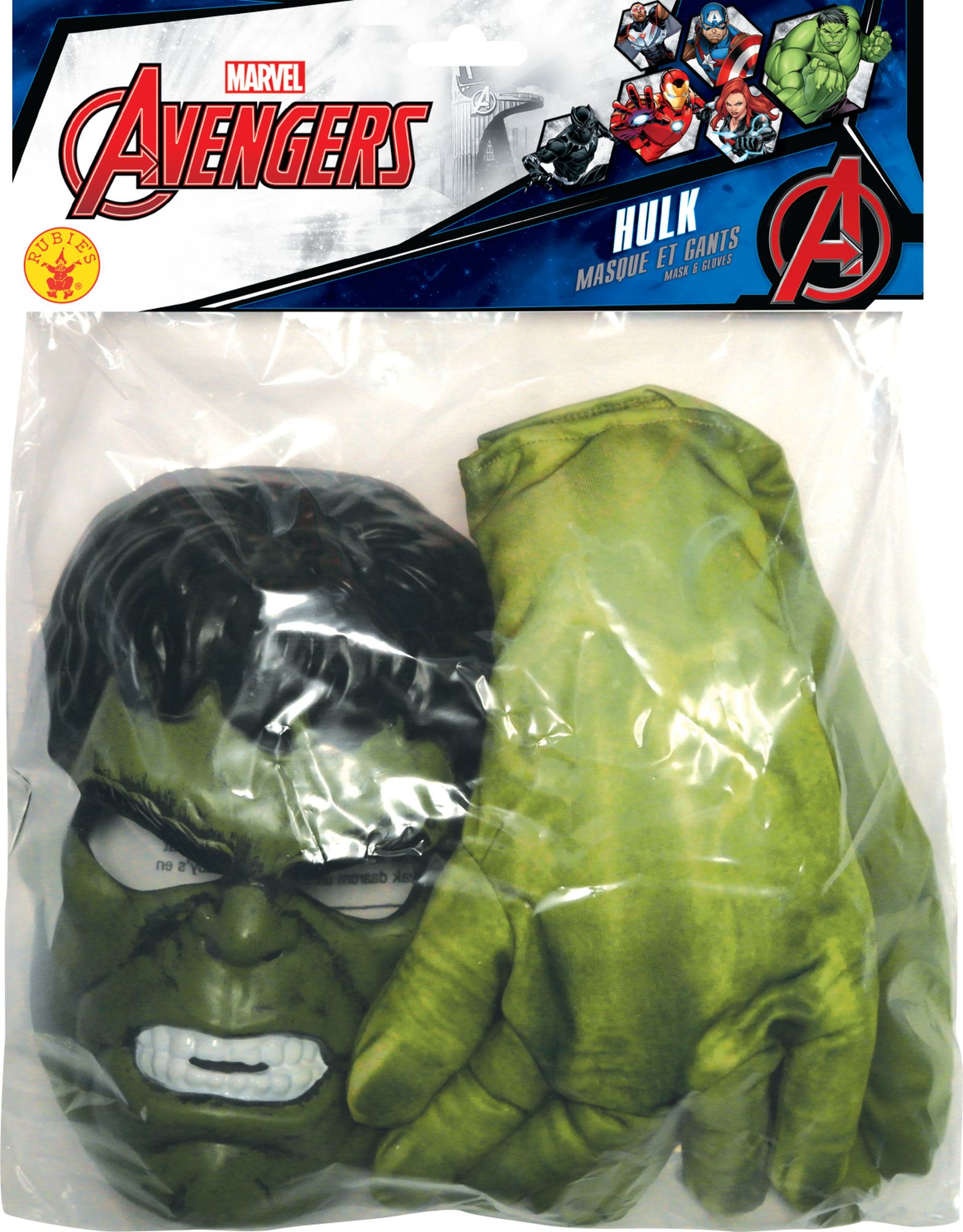rubies-hulk-maske-riesen-handschuhe-set-gr-n image 2