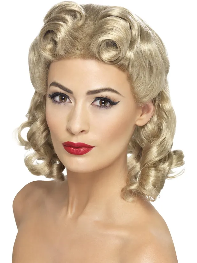 smiffys-fever-40s-sweetheart-per-cke-blond-mit-locken image 1