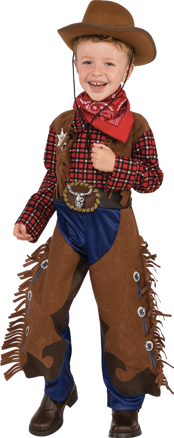 rubies-cowboy-kost-m-mit-halstuch-western-braun image 1