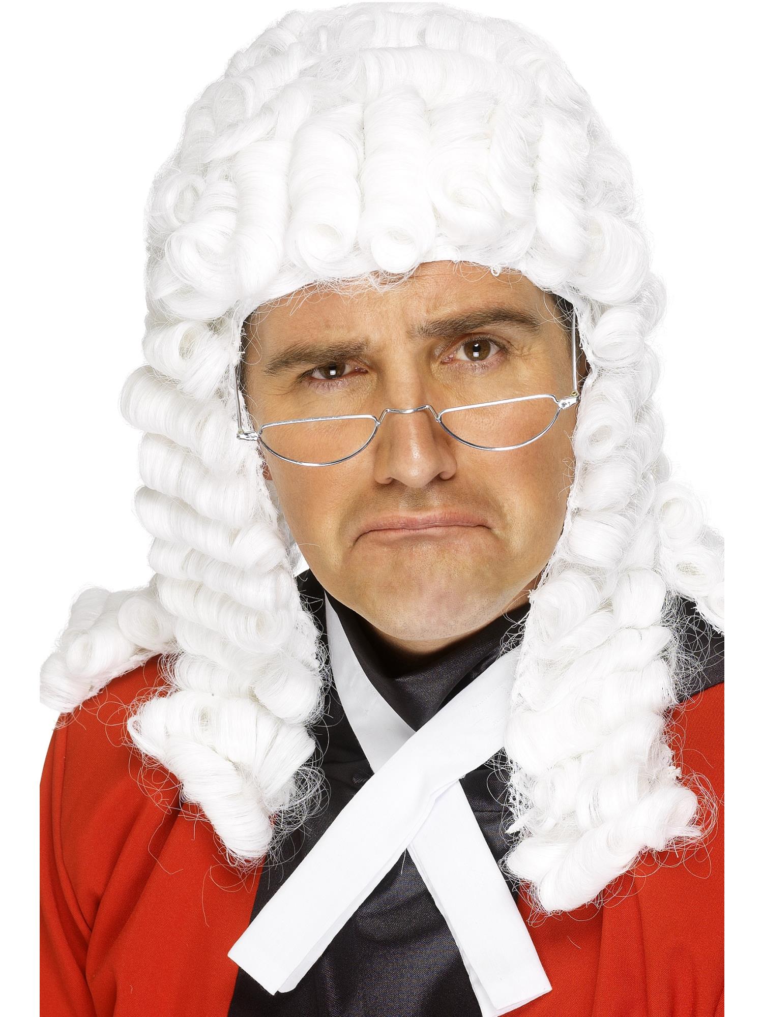 smiffys-fever-judge-s-wig-per-cke-wei-richter image 1