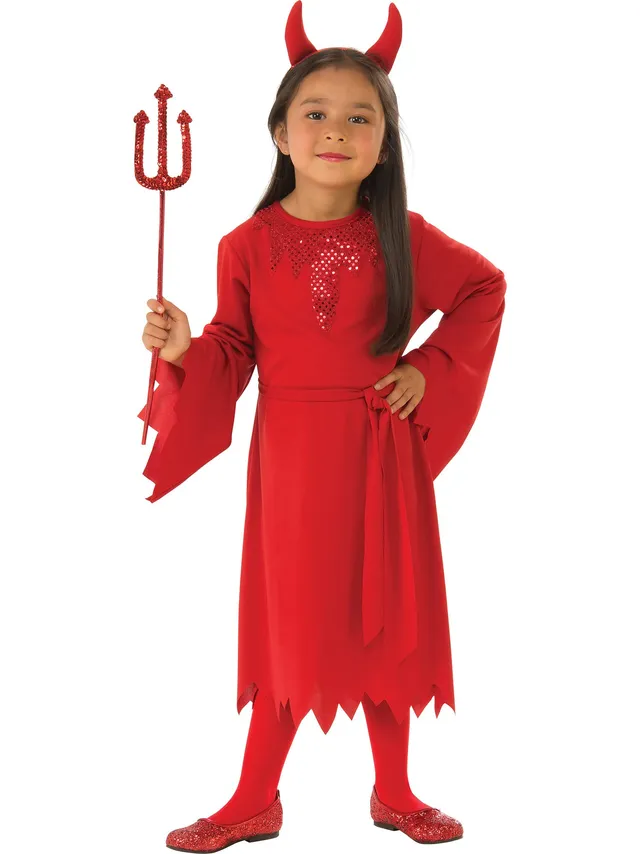 rubie-s-deluxe-teufel-kost-m-m-dchen-7-8-jahre-rot image 1