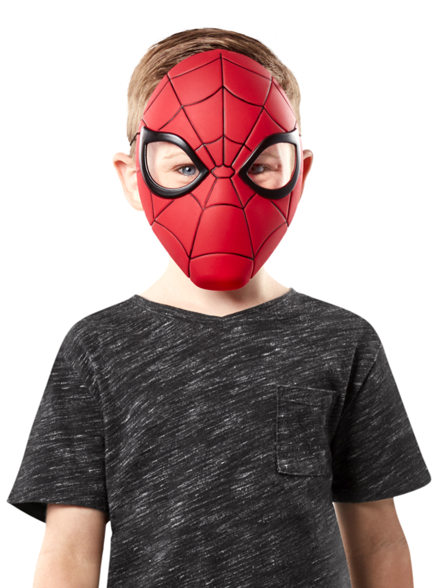rubies-spider-man-shallow-maske-plastik-rot image 1