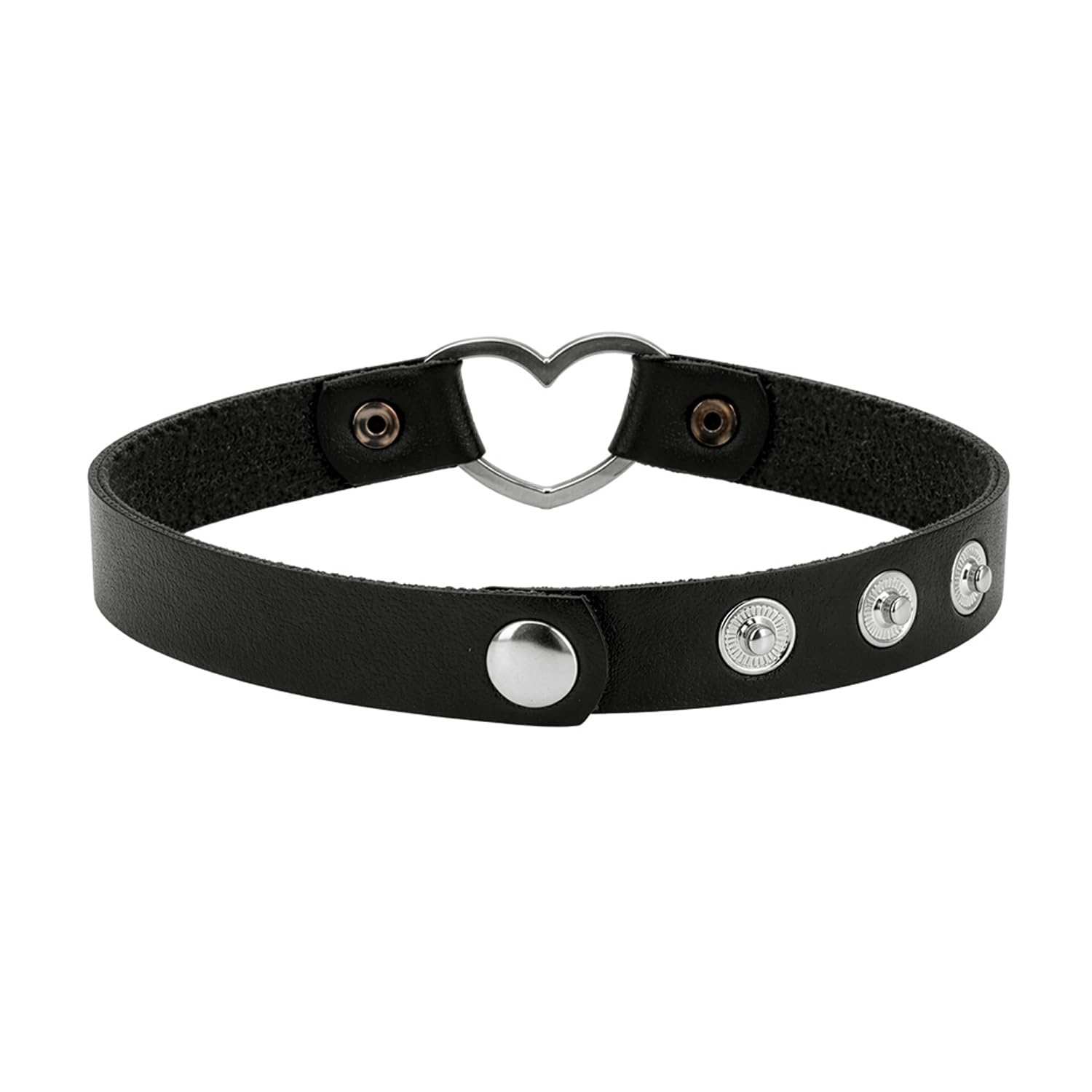 boland-herz-choker-halskette-mit-anh-nger-schwarz image 3