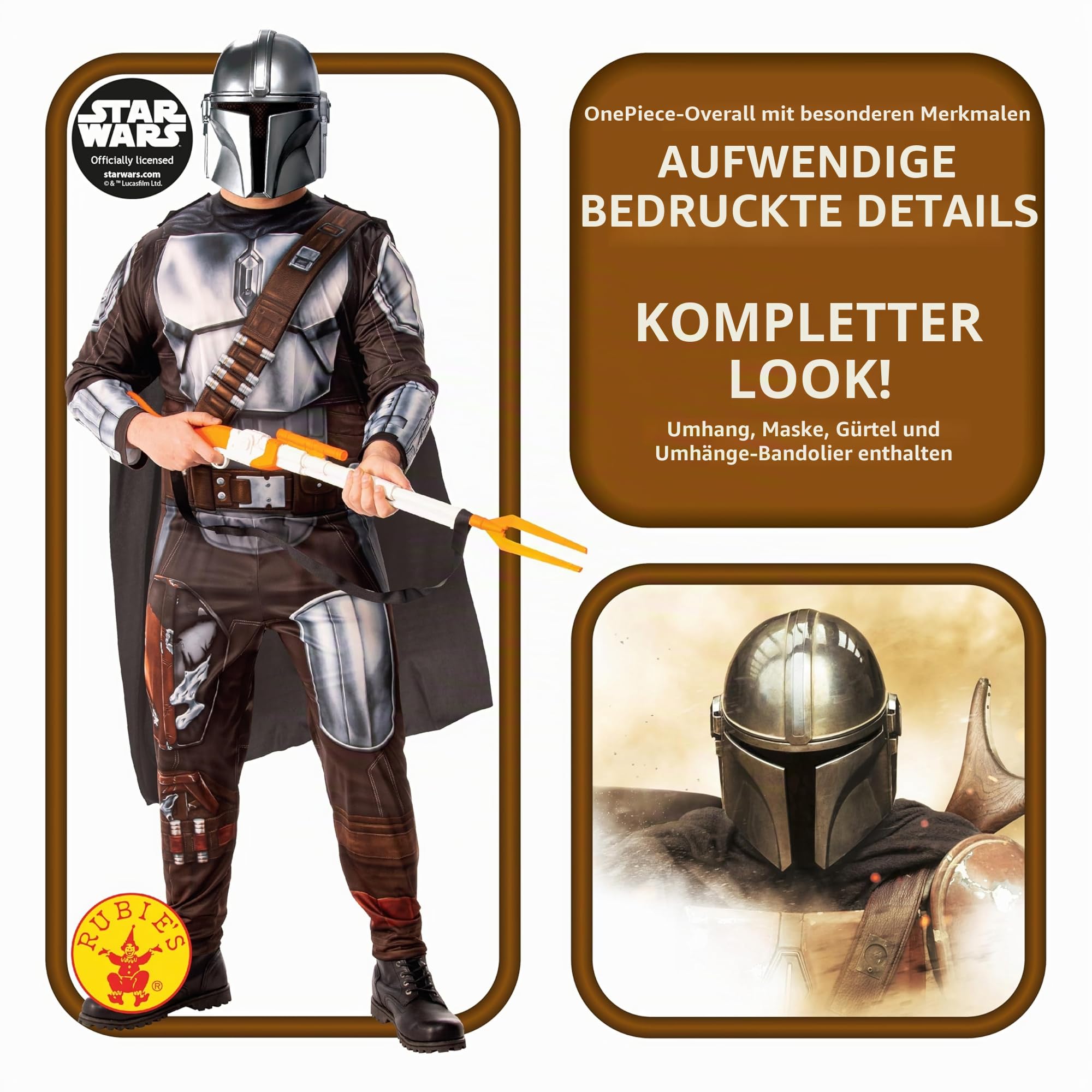 rubie-s-deluxe-disney-star-wars-mandalorian-kost-m-herren image 2