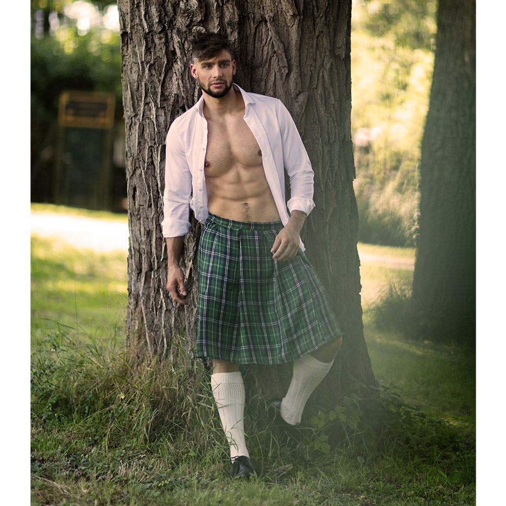 boland-mr-tartan-schottenrock-kilt-gr-n-einheitsgr-e-karo image 4