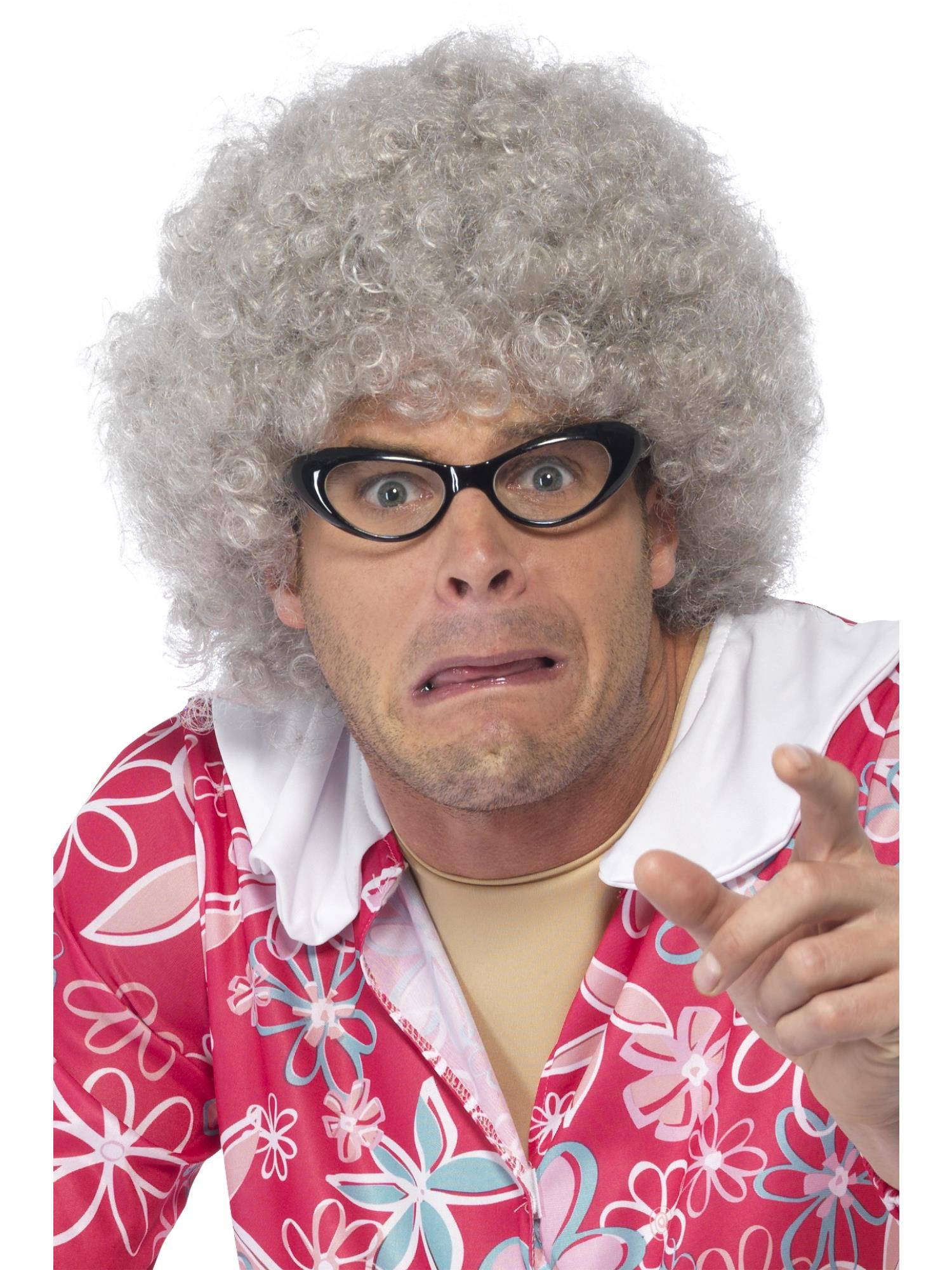 smiffys-fever-granny-perm-per-cke-grau-lockig-kurz image 2