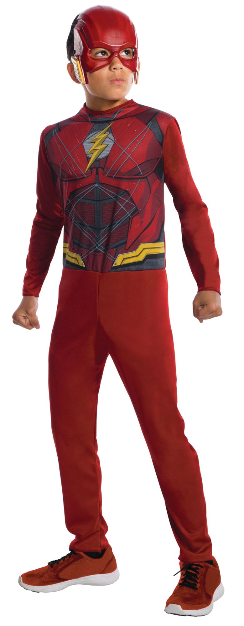 rubies-flash-kost-m-rot-jumpsuit-mit-maske image 1