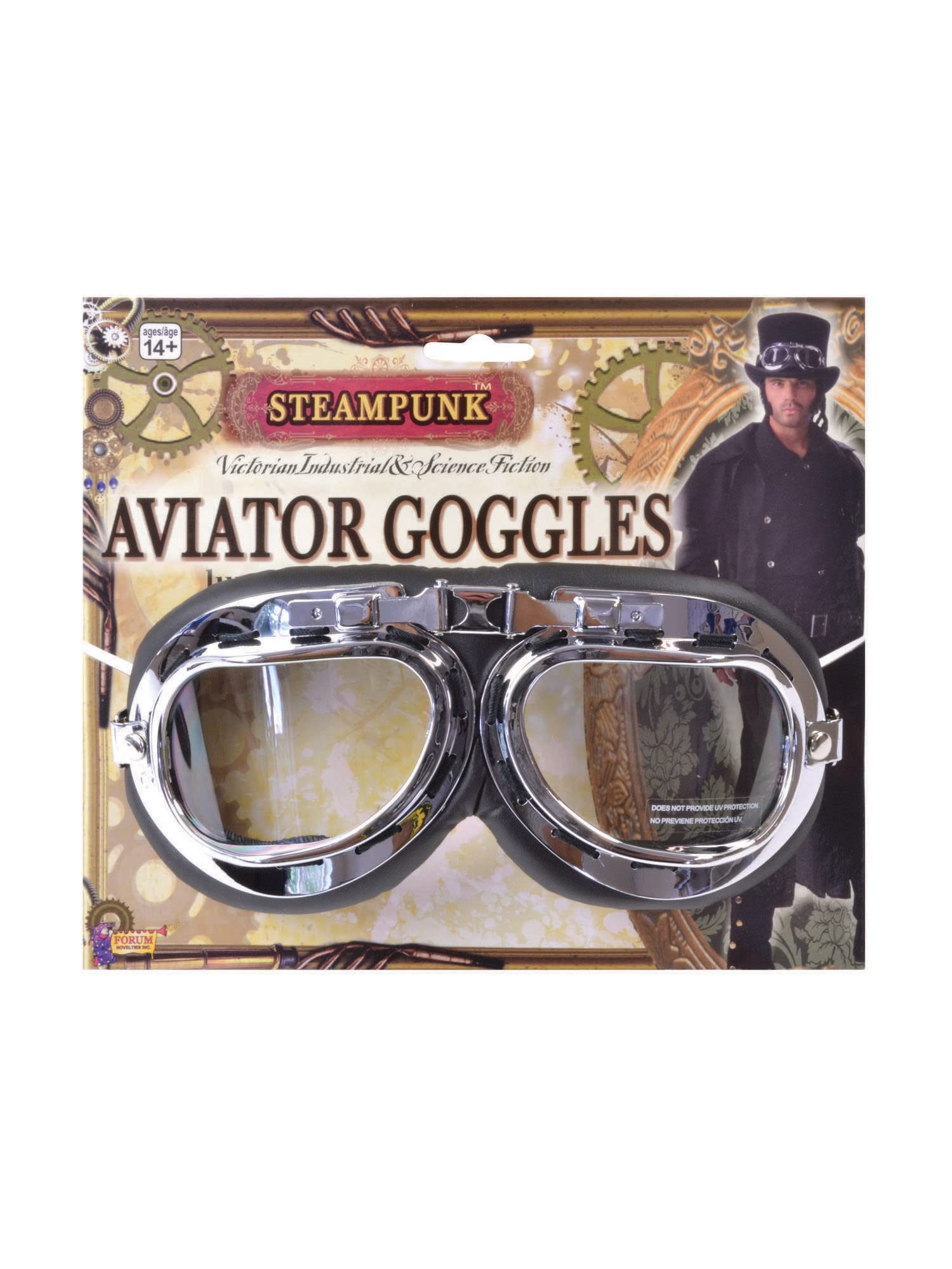 bristol-novelty-ac5476-steampunk-pilotenbrille-schwarz image 2