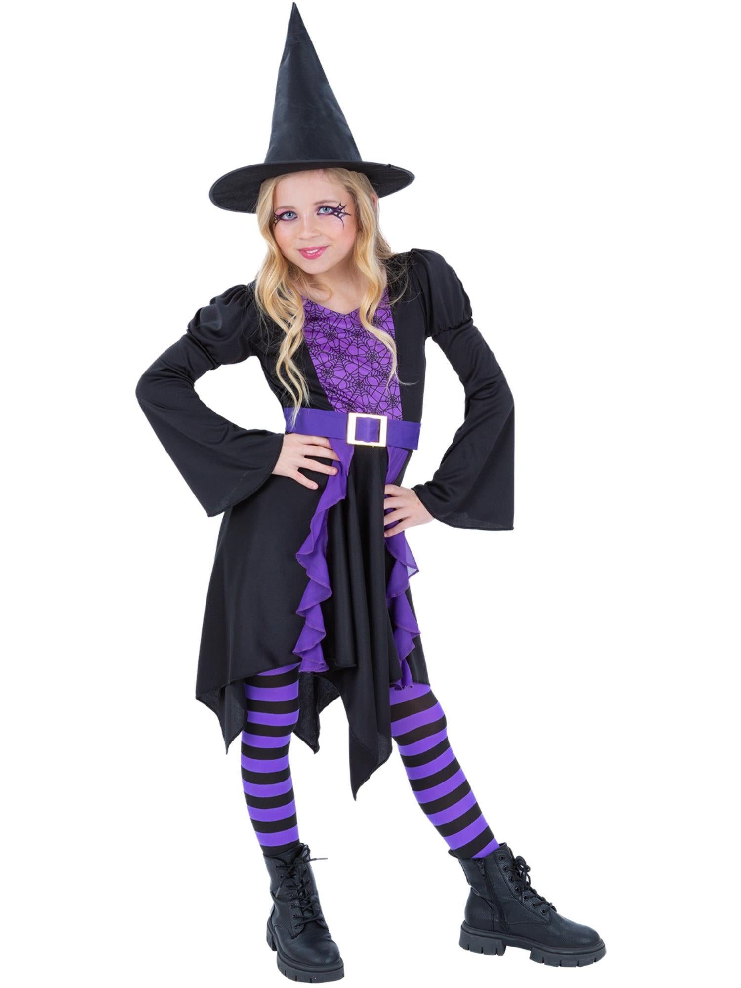 smiffys-fever-practical-spell-hexenkost-m-m-dchen-schwarz-lila image 4