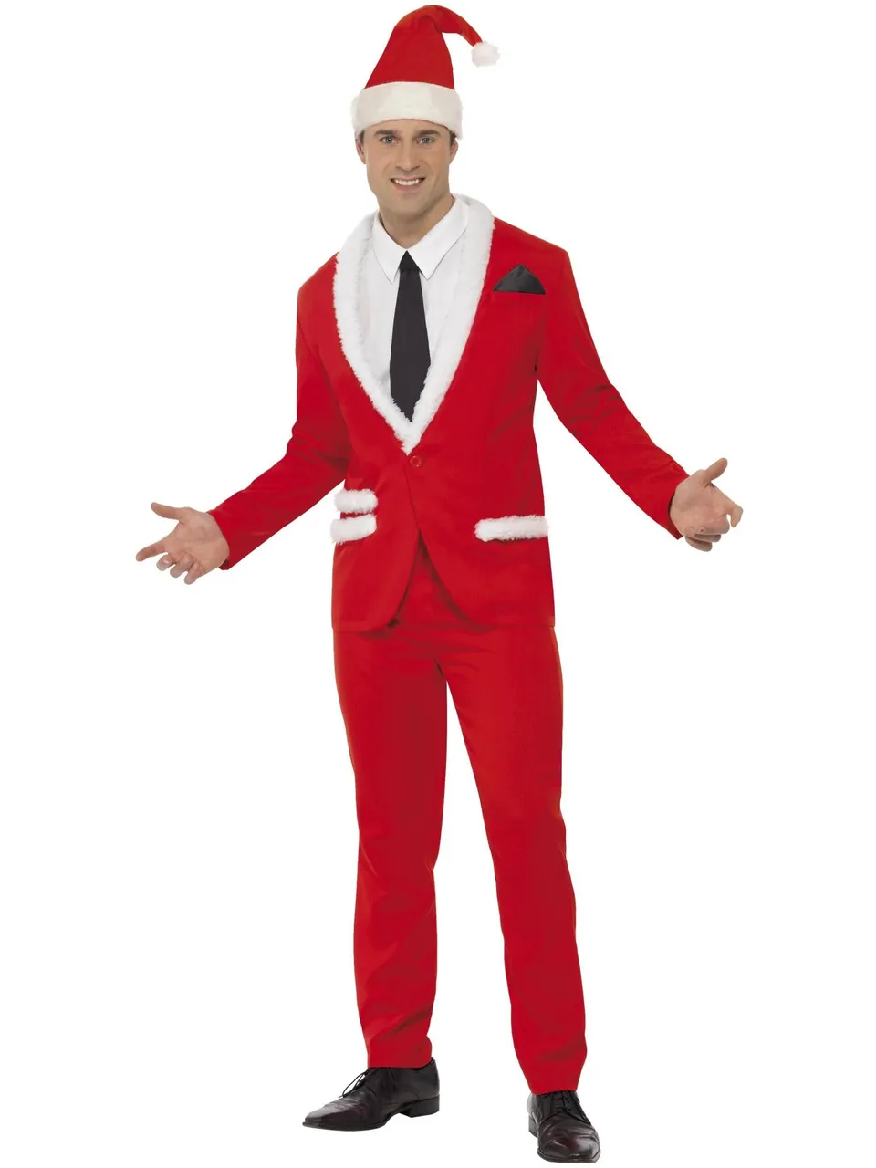 smiffys-fever-santa-cool-kost-m-rot-herren-m-l-anzug image 1