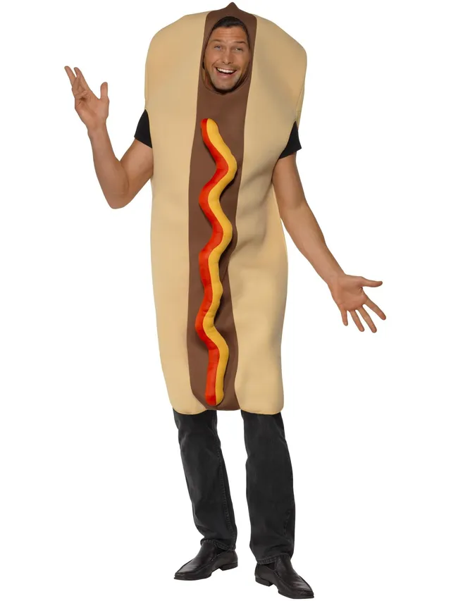 smiffys-fever-giant-hot-dog-kost-m-braun-einheitsgr-e image 1