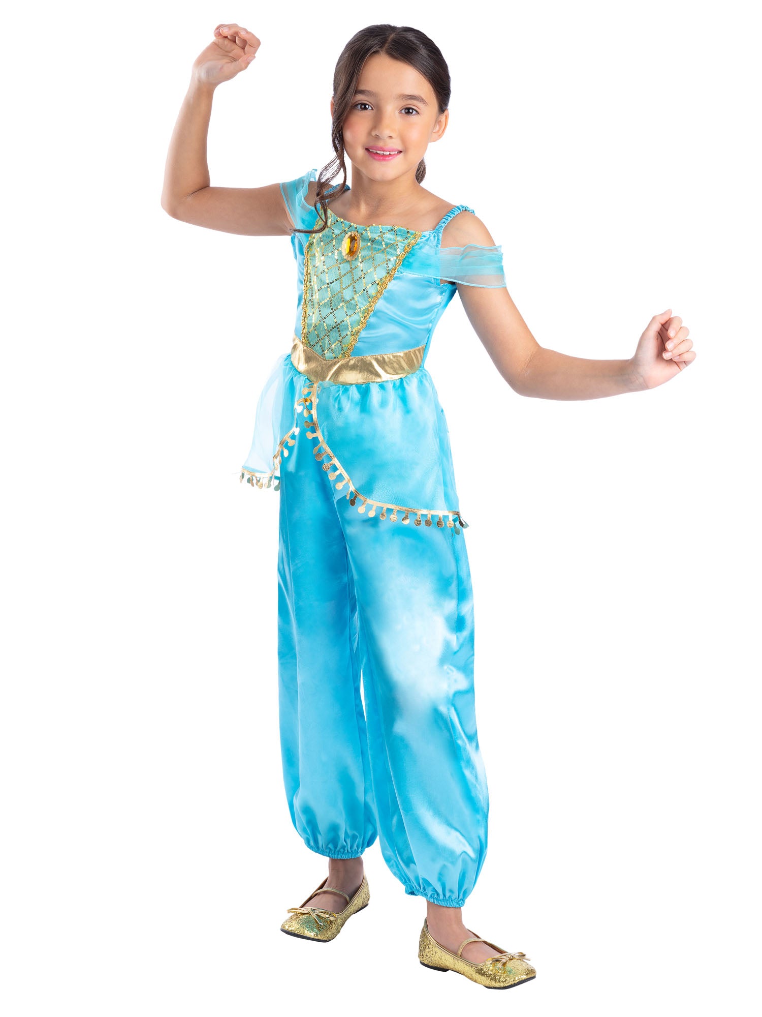 smiffys-fever-arabian-princess-kost-m-m-dchen-t-rkis image 2