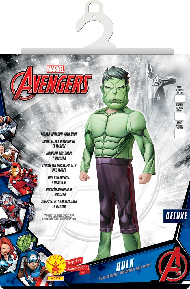rubies-luxe-hulk-kost-m-mit-maske-muskel-gr-n image 2