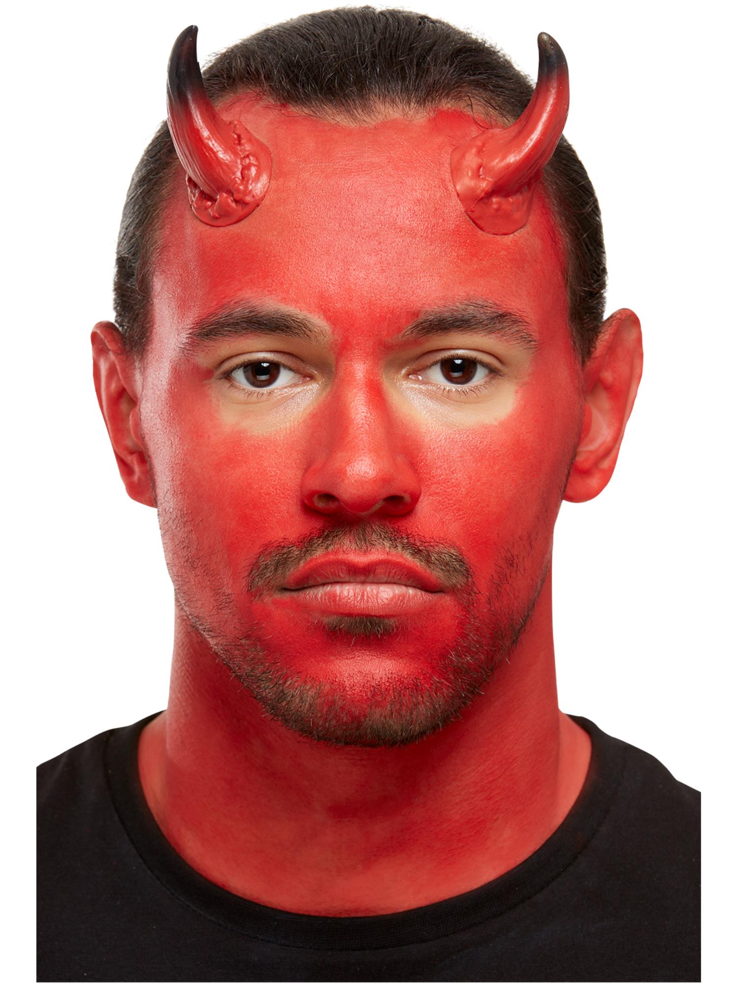smiffys-makeup-fx-devil-schminkset-rot-schwarz-h-rner image 3