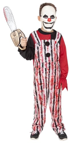 rubie-s-deluxe-clown-kost-m-kinder-halloween-9-10-jahre image 4