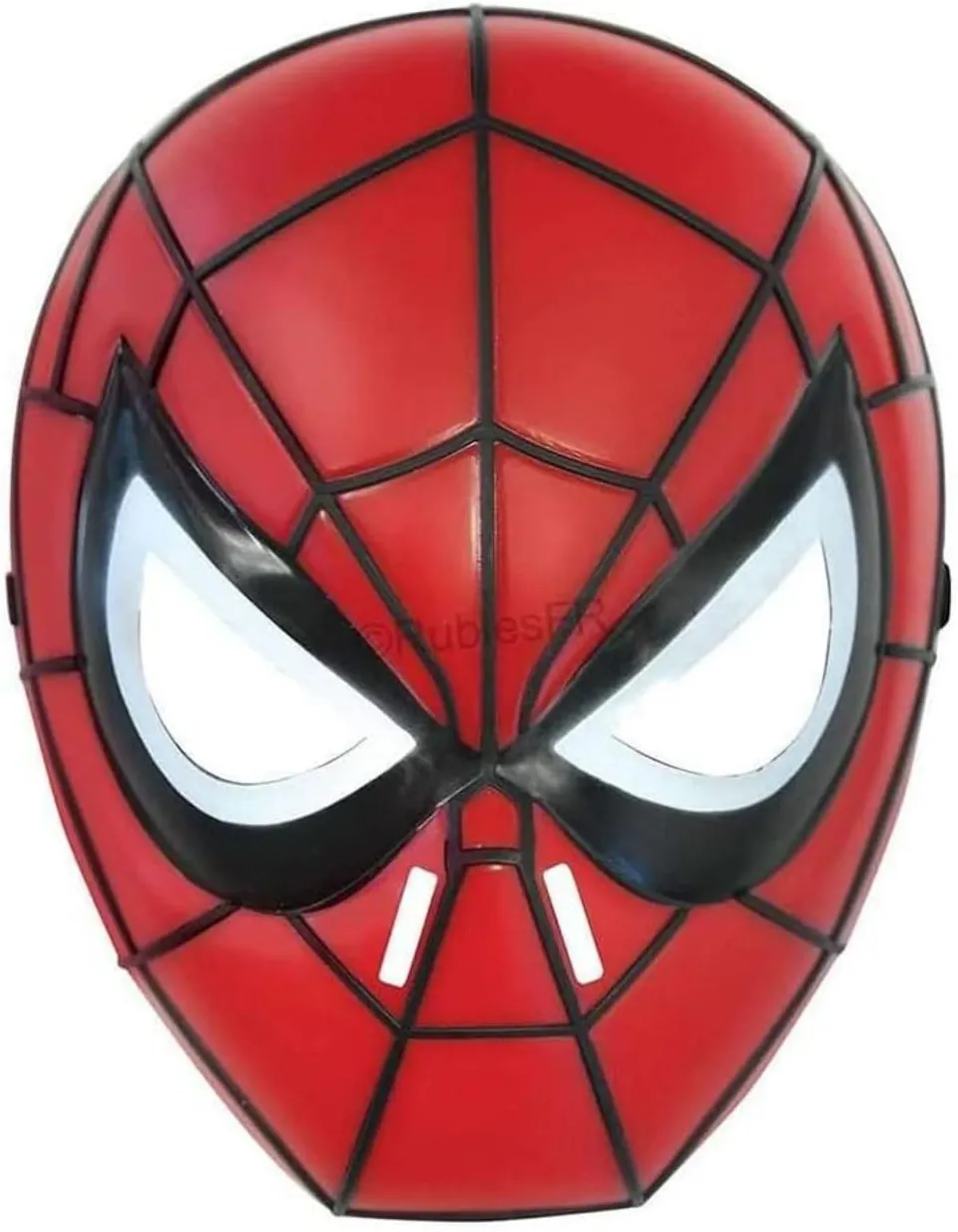 rubie-s-deluxe-spiderman-halbmaske-kinder-rot image 1