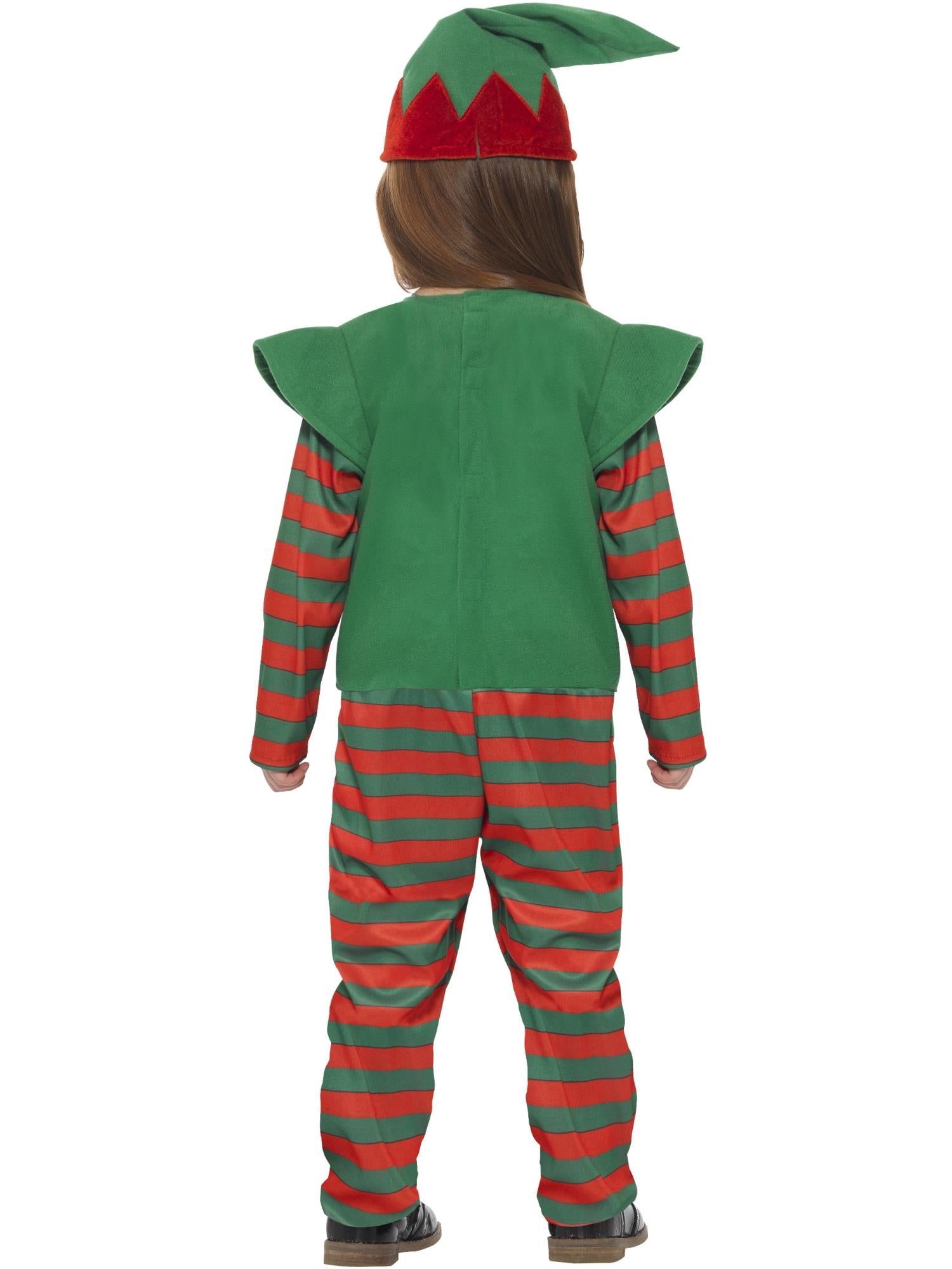 smiffys-fever-elf-kleinkind-kost-m-rot-gr-n-mit-m-tze image 4