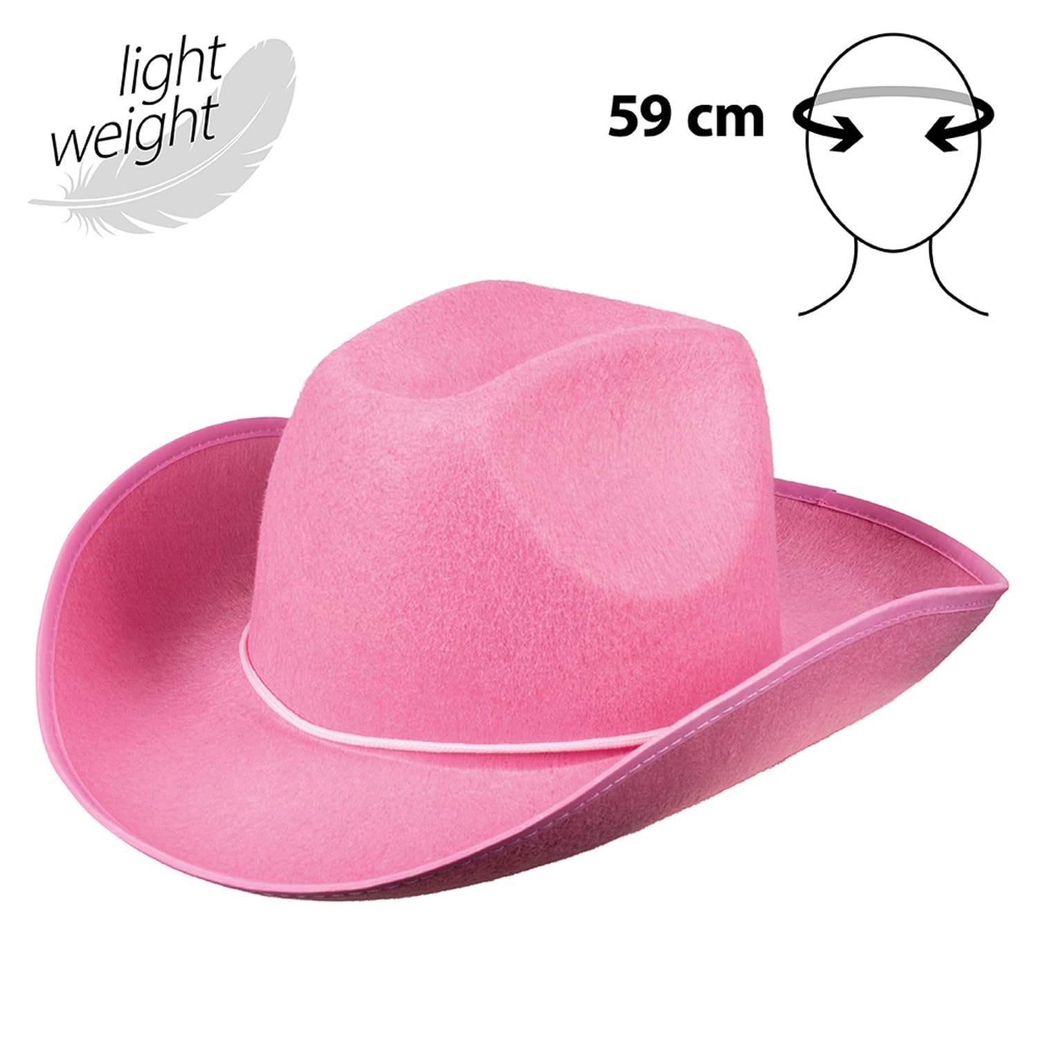 boland-headwear-cowboyhut-rodeo-59-cm-pink-unisex image 3