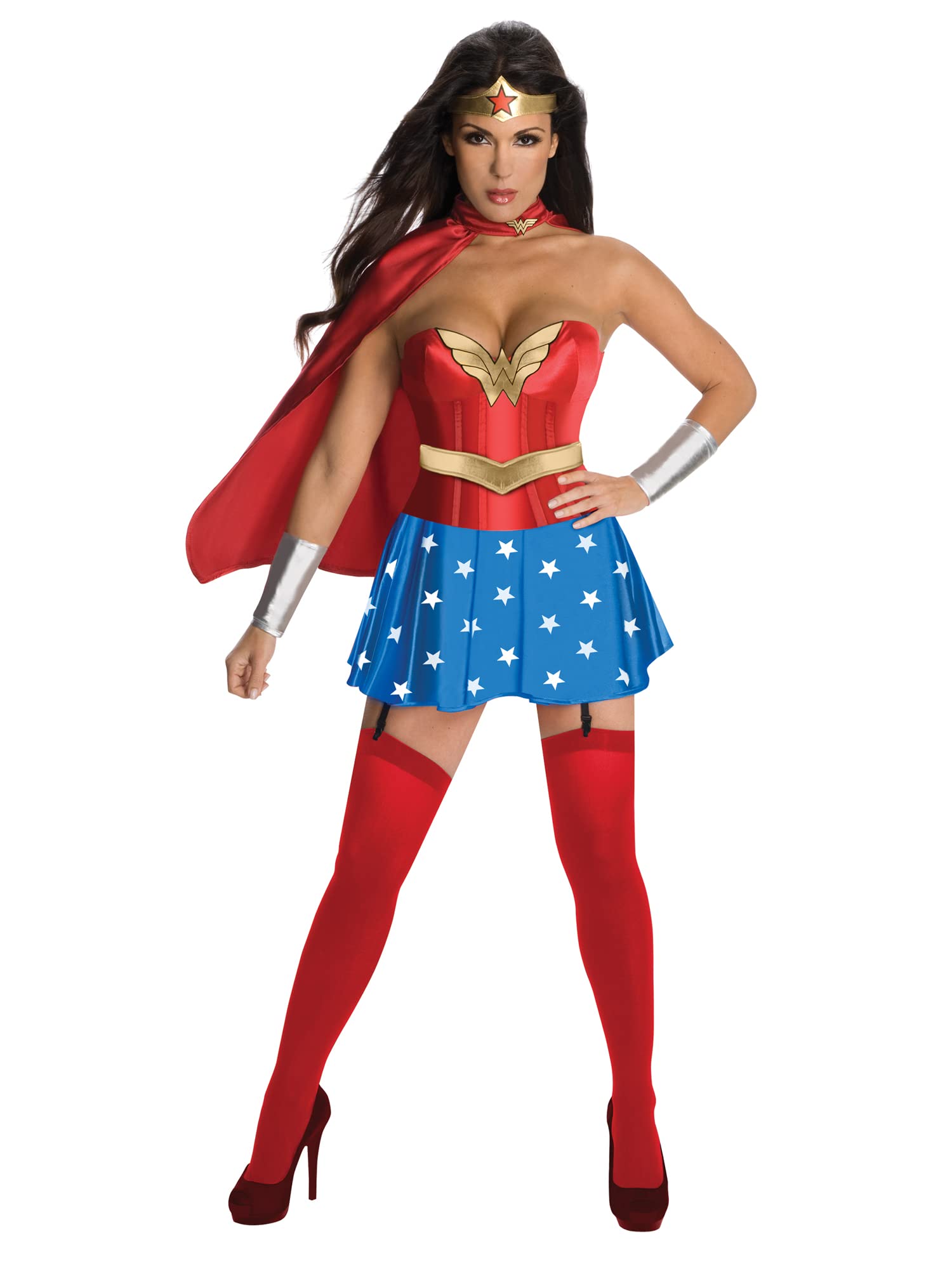 rubie-s-deluxe-wonder-woman-korsett-kost-m-damen-s image 1