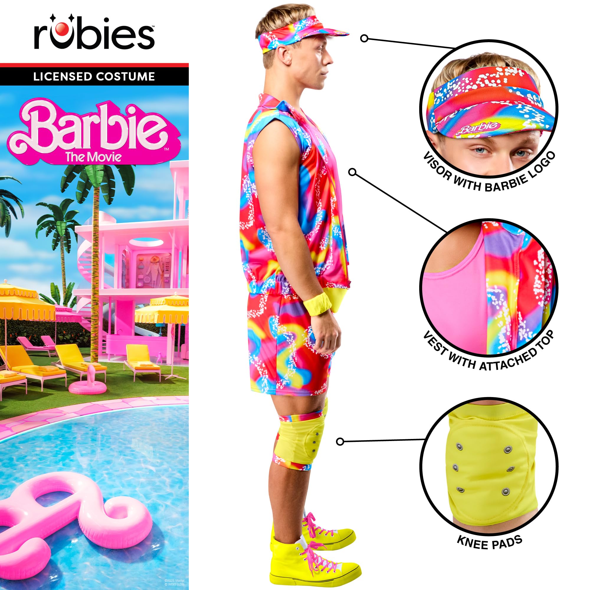 rubie-s-deluxe-barbie-rollerskate-ken-kost-m-m-f-r-erwachsene image 3