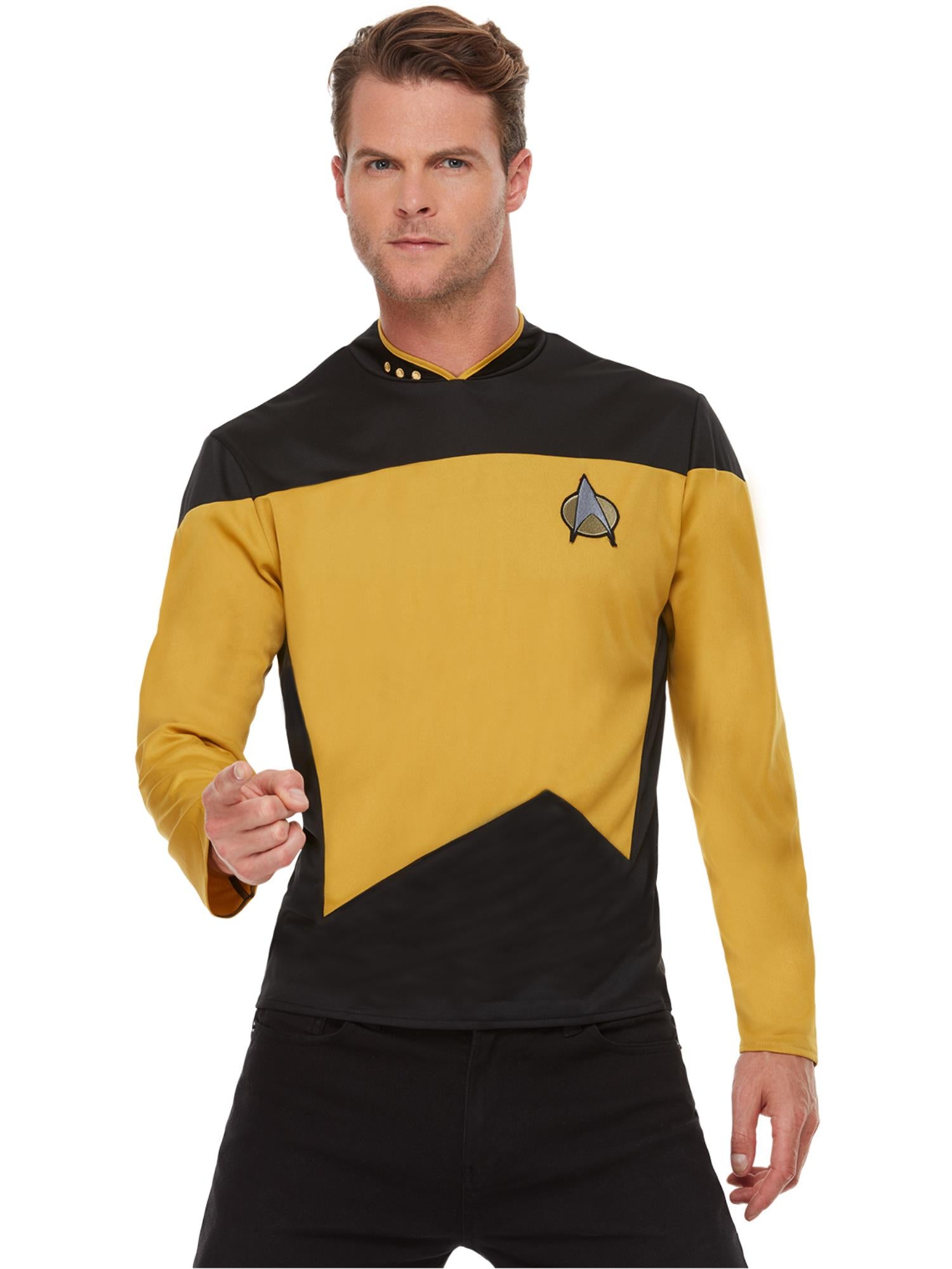 smiffys-fever-star-trek-next-generation-uniform-oberteil-gold-m image 1