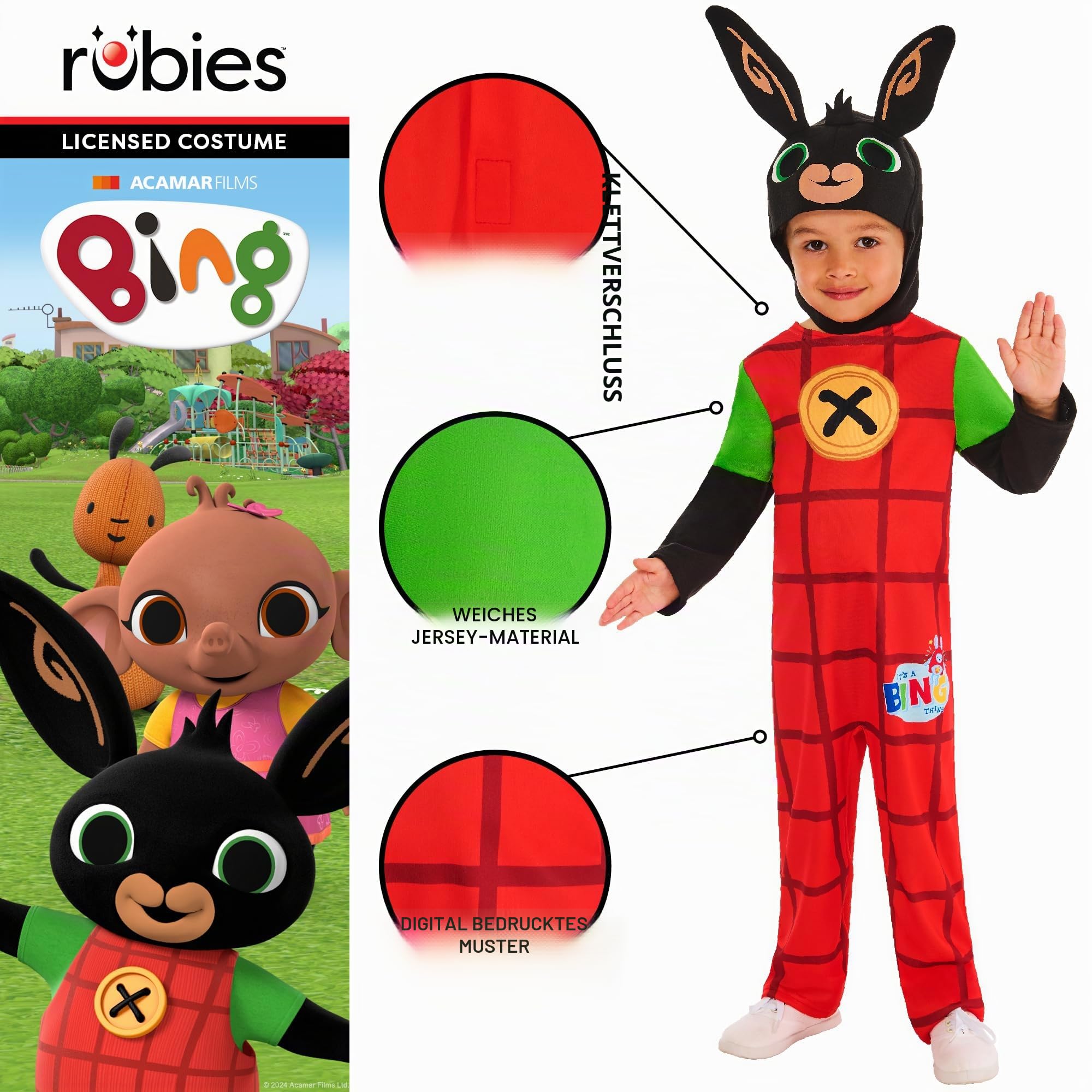 rubie-s-deluxe-bing-classic-kinderkost-m-12-24-monate image 4