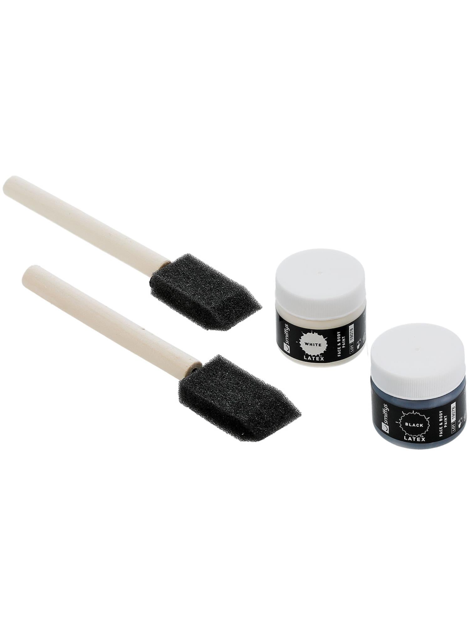 smiffys-makeup-fx-skeleton-liquid-latex-kit-schwarz-wei-schwamm image 7