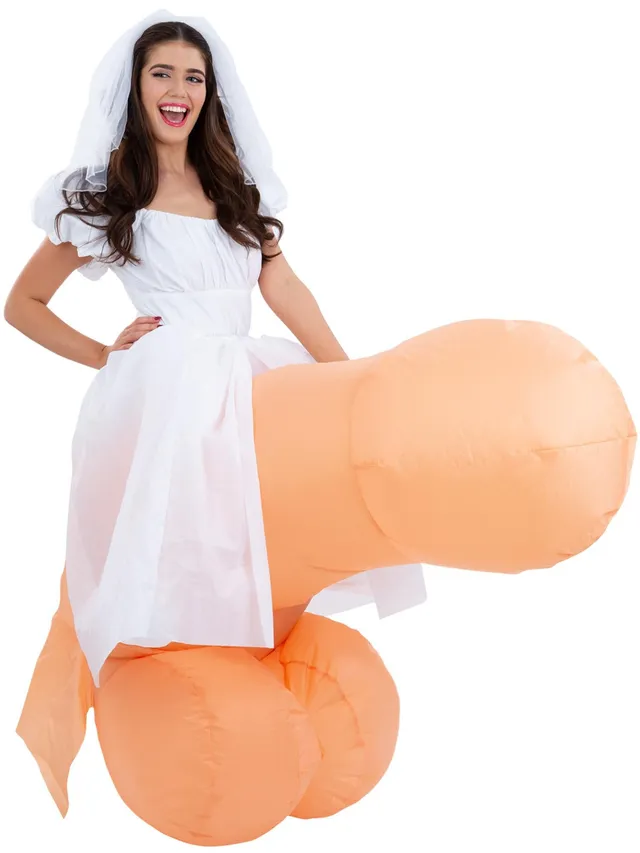 smiffys-time4fun-braut-aufblasbares-kost-m-wei-damen image 1