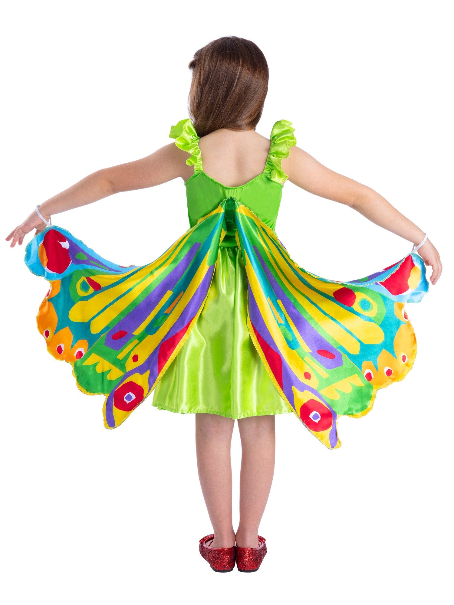 smiffys-fever-raupe-nimmersatt-schmetterling-kleid-gr-n image 2