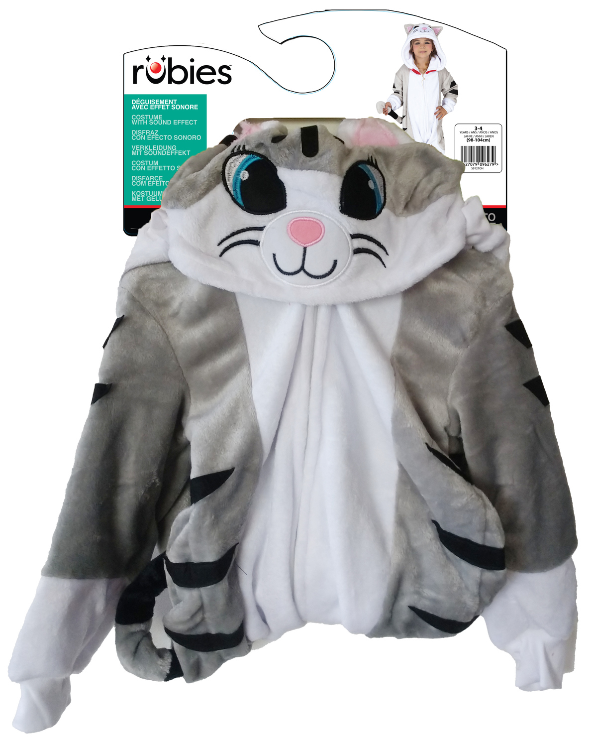 rubies-katzen-kost-m-kinder-3-4-jahre-mit-sound image 2