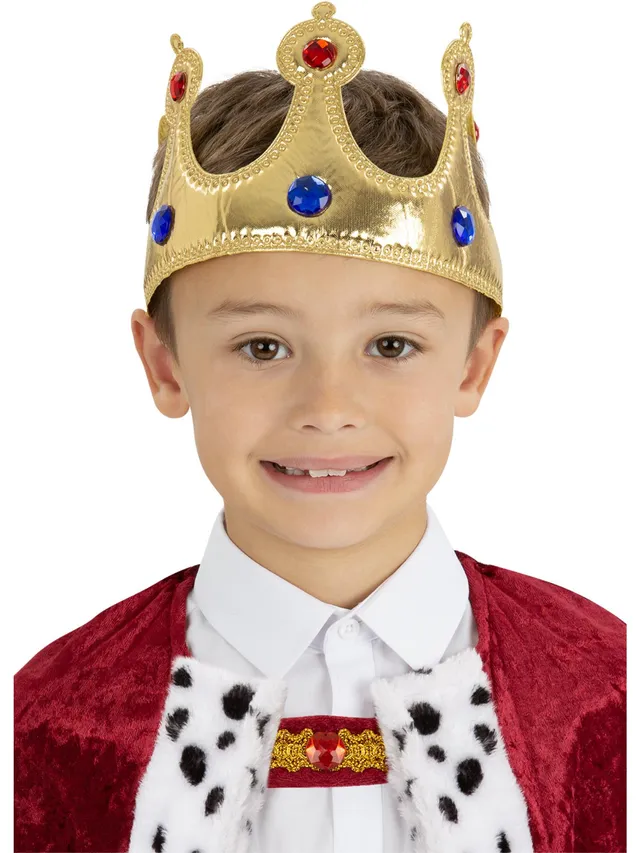 smiffys-fever-kinderkrone-gold-k-nigskrone-mit-steinen image 1