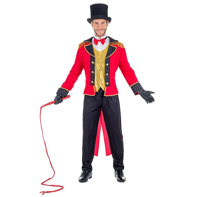 boland-costumes-zirkusdirektor-kost-m-frack-m-l-rot image 1