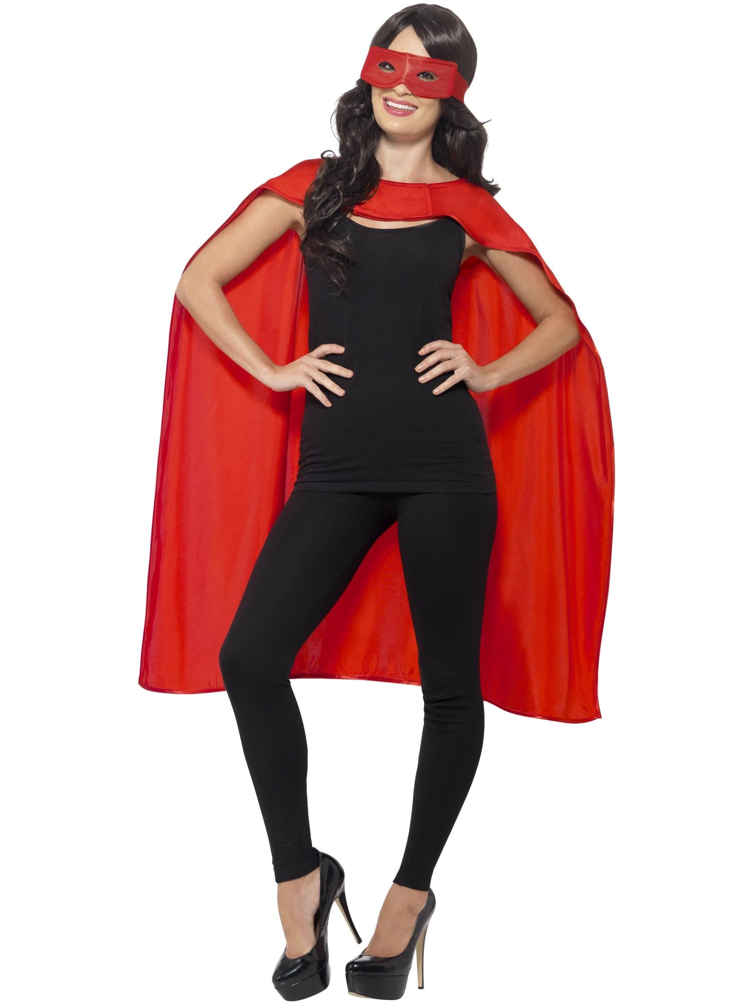 smiffys-fever-cape-rot-mit-augenmaske image 2