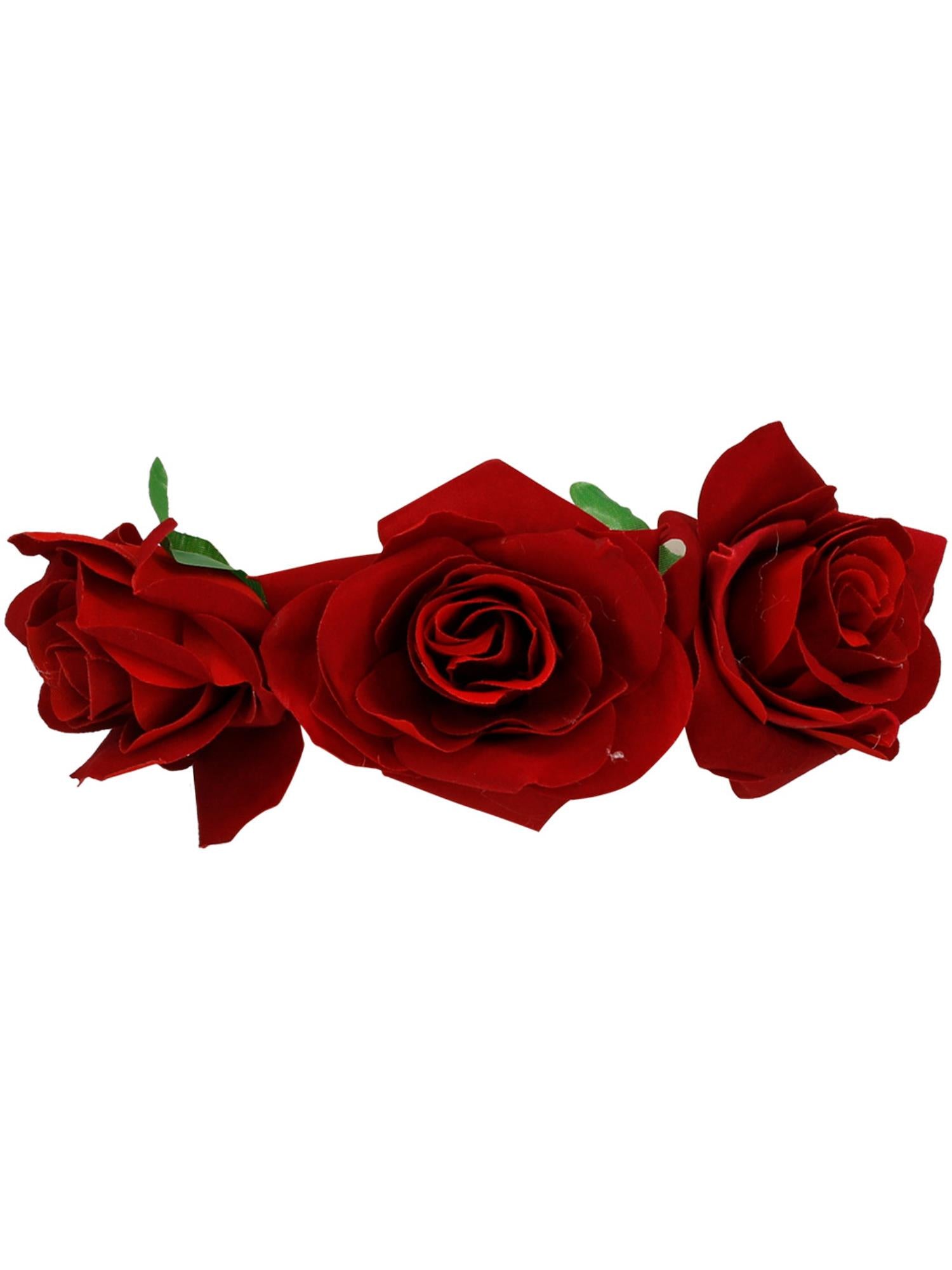 smiffys-fever-day-of-the-dead-haarband-rosen-rot-einheitsgr-e image 2