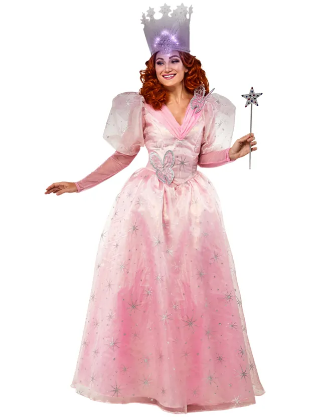 rubie-s-deluxe-glinda-kost-m-zauberer-von-oz-gr-e-s-rosa image 1