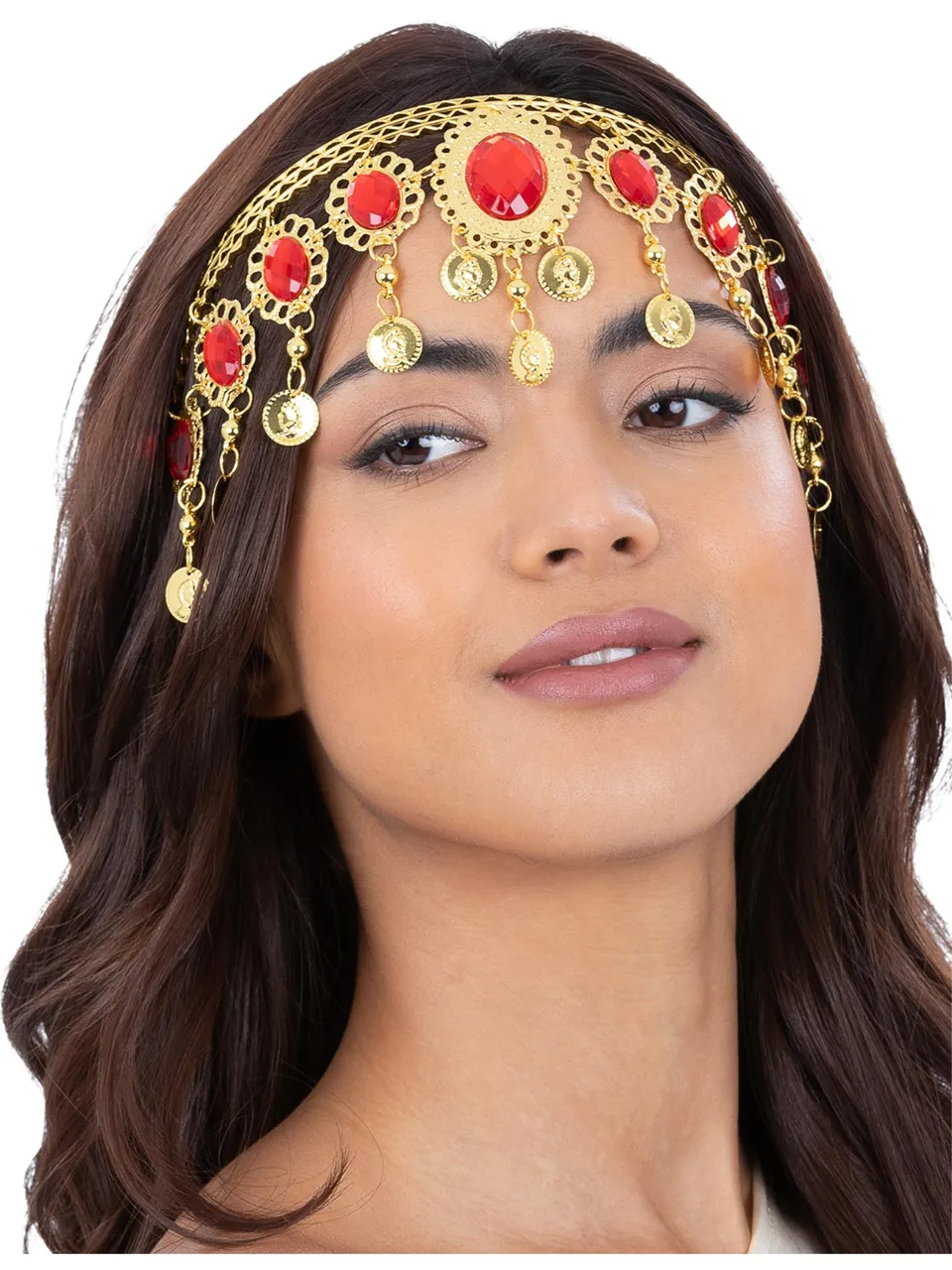 smiffys-fever-griechin-kopfschmuck-gold-rubin-einheitsgr image 1