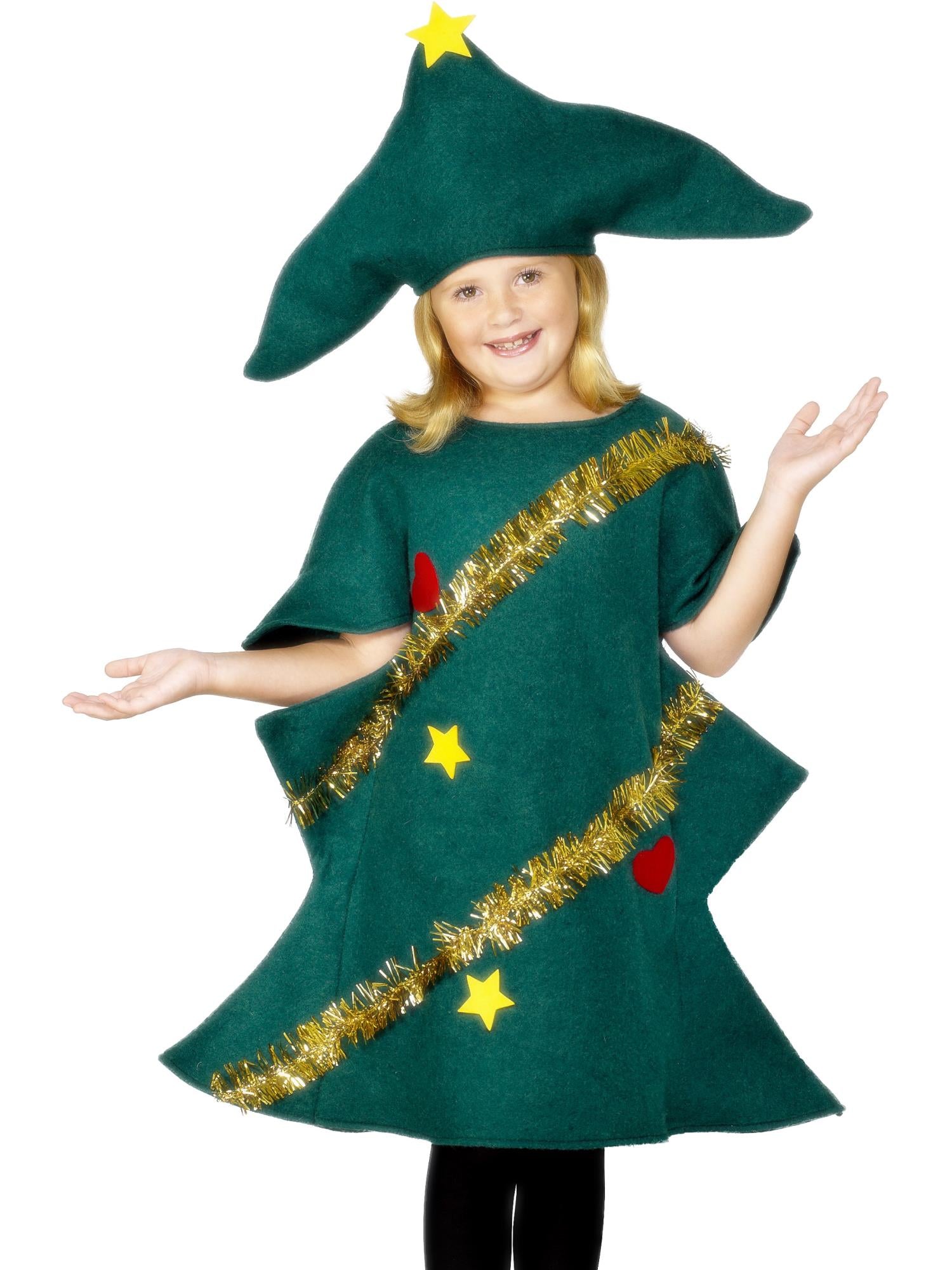 smiffys-fever-28264-tannenbaum-kost-m-kinder-gr-n-s image 2