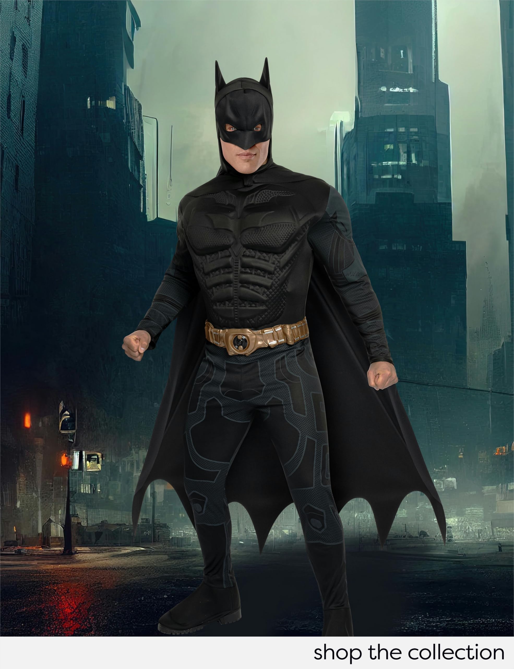 rubie-s-deluxe-batman-erwachsenenkost-m-xl-schwarz-mit-muskelbrust image 7