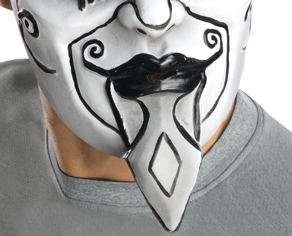 rubies-tragedie-maske-pvc-wei-schwarz-spitzes-kinn image 2
