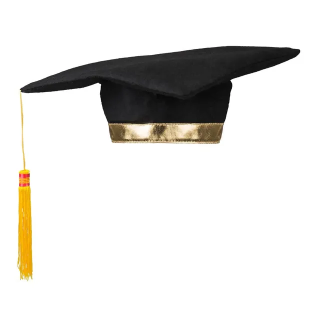 boland-hut-postgraduate-doktorhut-schwarz-abi-karneval image 1