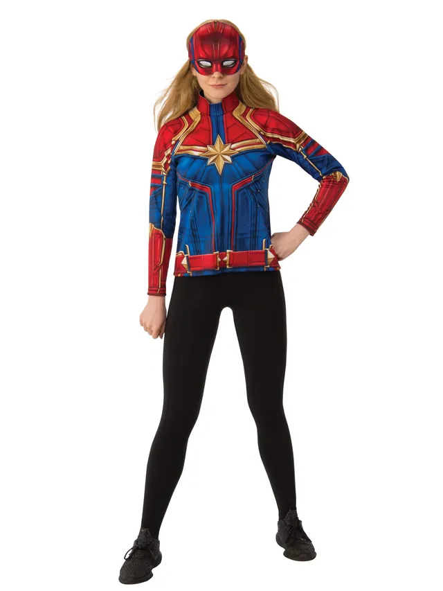 rubie-s-deluxe-captain-marvel-kost-m-damen-mit-kopfbedeckung image 1