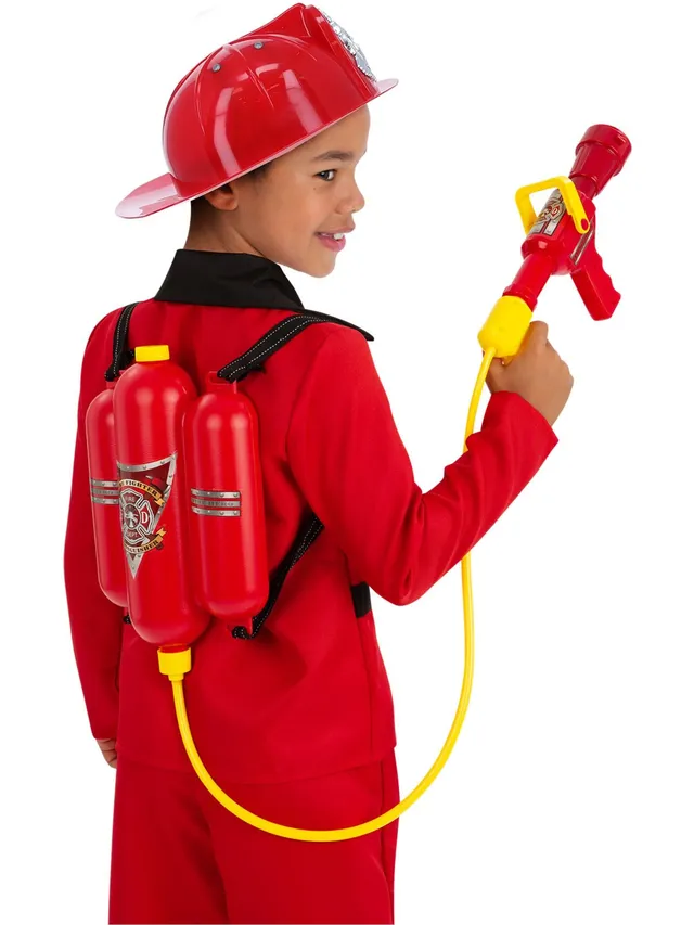 smiffys-fever-feuerwehr-super-soaker-kit-rucksack-rot-gelb image 1