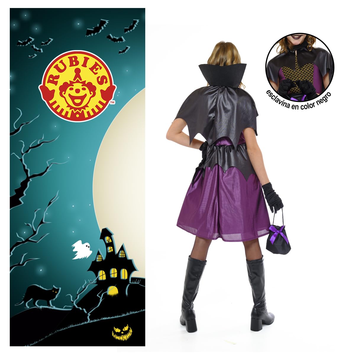 rubie-s-deluxe-lady-vampir-kost-m-m-dchen-lila image 3
