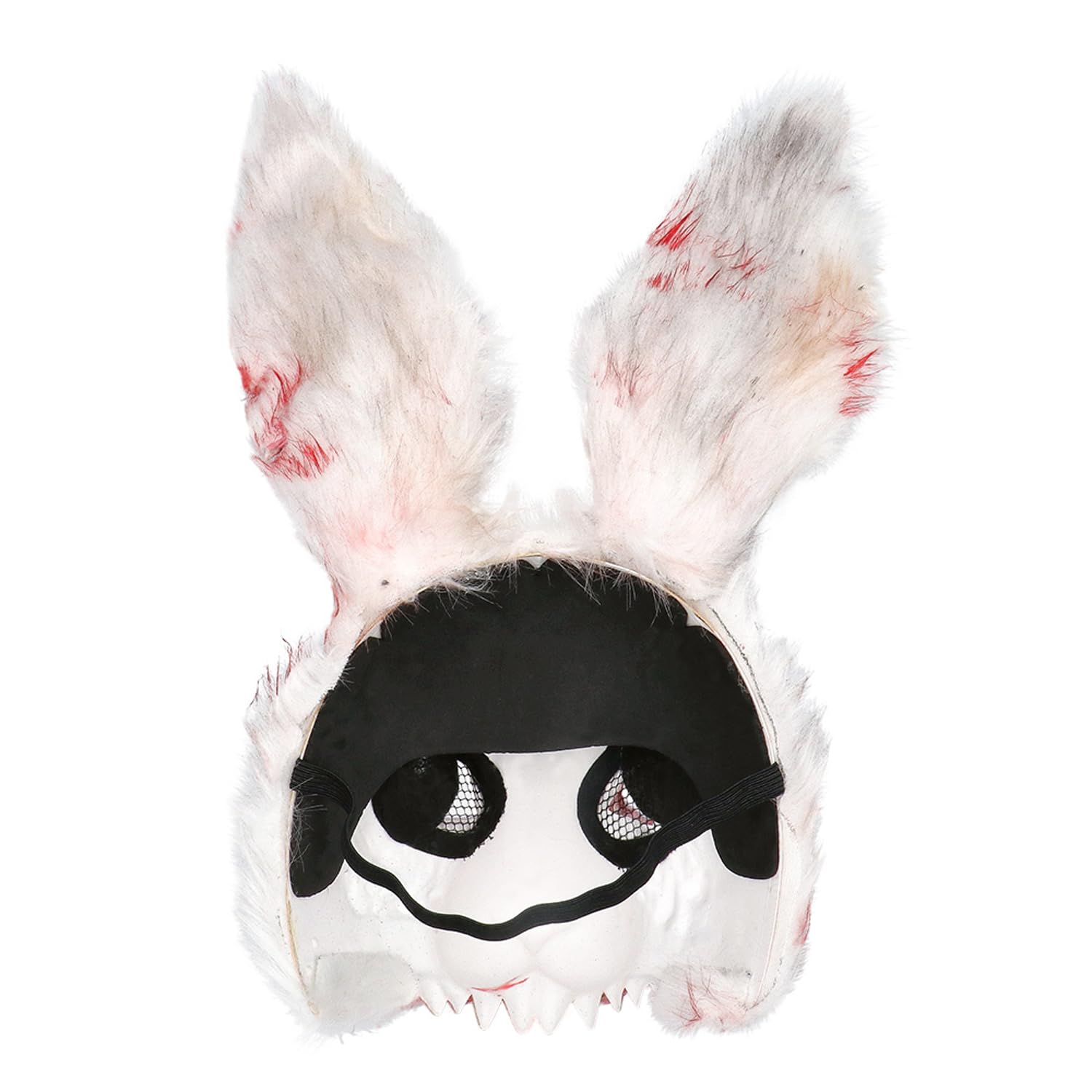 boland-72345-tiermaske-blutiges-kaninchen-halbmaske-pl-sch image 4