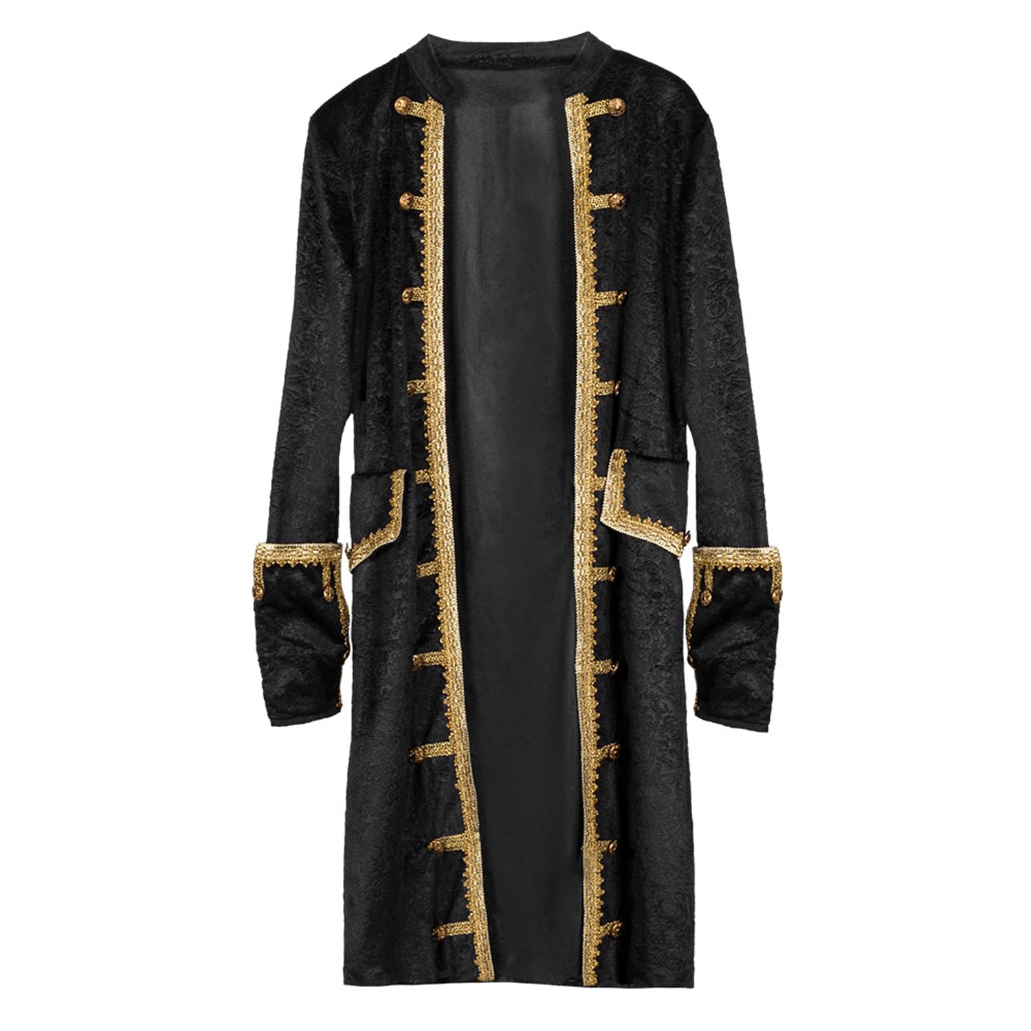 boland-piratin-jacke-schwarz-gold-damen-gr-42 image 6
