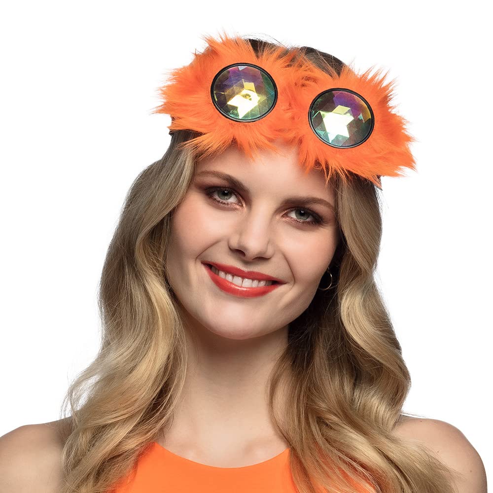 boland-61870-rave-partybrille-orange-mit-pl-sch-und-hologlas image 2